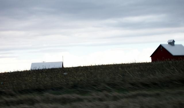  Farm at dusk