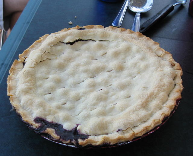 Blueberry pie