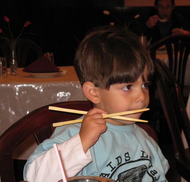 See, I know how to use chopsticks