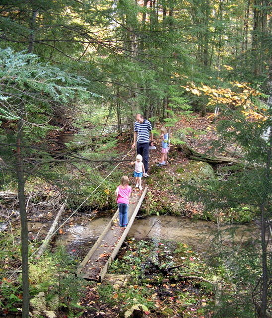 Bridge in use