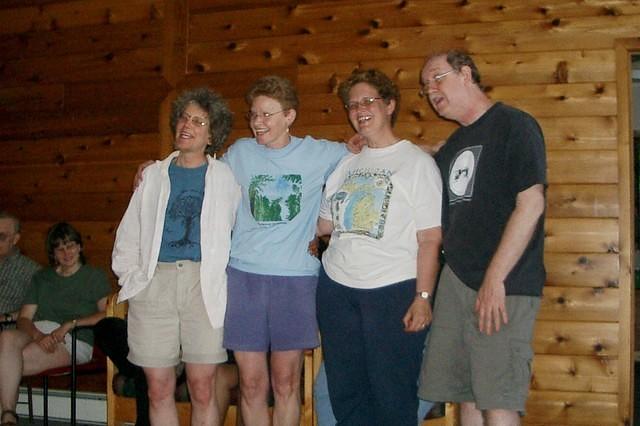 PP, Sue, Mag, Ann, John singing