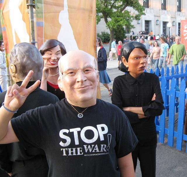 Anti-war demonstrators