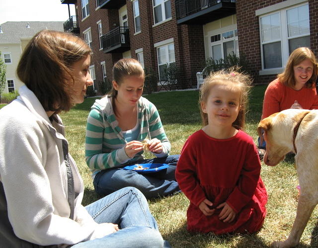 Michelle, Kristen, Sylvie, Eliot, Betsy