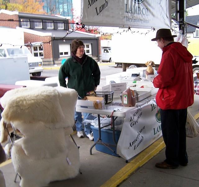 farmers market lamb