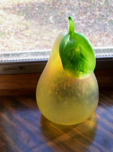 glass pear