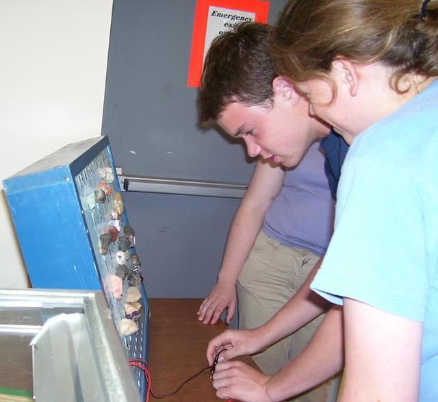 Rock club exhibit