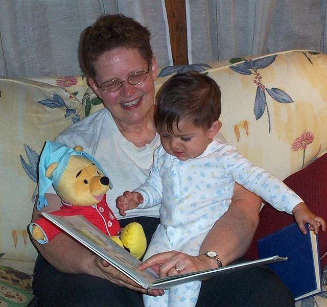 camp_grandma_reading_in_pjs