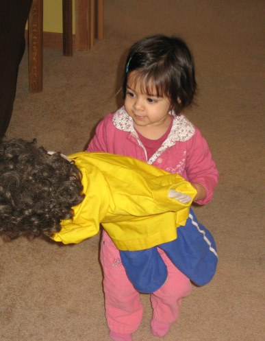 A Great-grandma Fisher doll