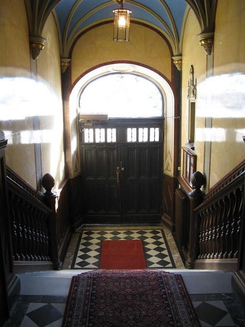 Inside the front door