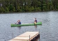 In the canoe