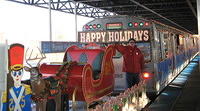 Santa's flatcar--with security elf