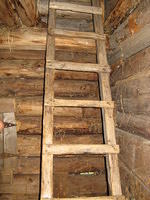 Ladder to the hay loft