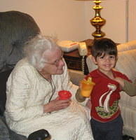 Dash and great-grandma