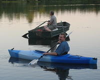 guys messing around in boats