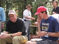 Paul Lehmberg, Peter Goodrich, John at the table