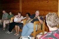 PP, Bill playing the banjo