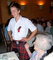 Matthew and his grandmother Klingler