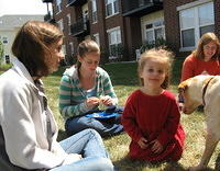 Michelle, Kristen, Sylvie, Eliot, Betsy