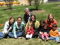 Bob with his girls