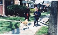 Steve_Martin_s_dog_and_Suzy_Carson