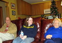 Another exciting holiday sitting around at the Fishers'