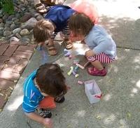 Sidewalk drawing